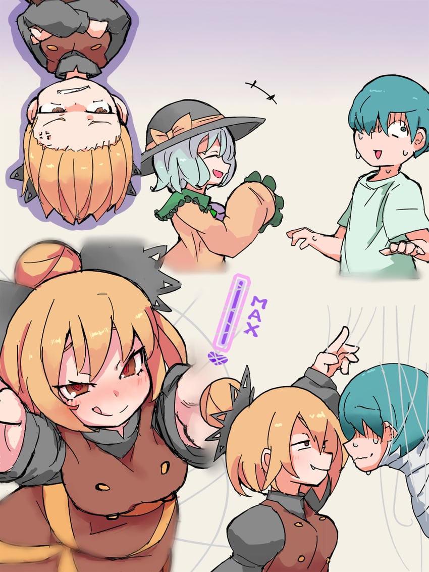 komeiji koishi and kurodani yamame (touhou) drawn by yoshiyuki_(14330975)