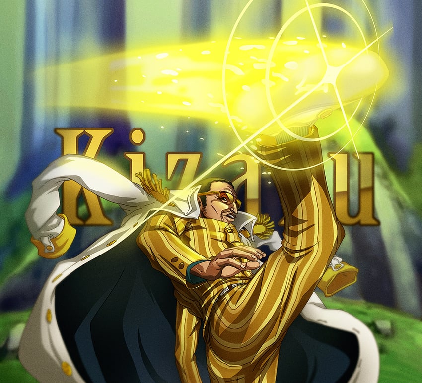 kizaru (one piece) drawn by corey_miller