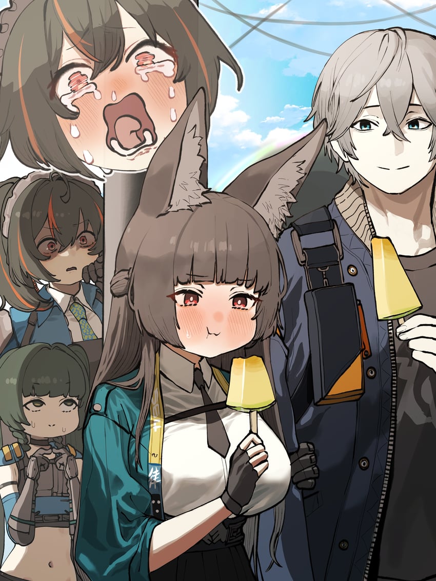 hoshimi miyabi, wise, zhu yuan, and qingyi (zenless zone zero) drawn by chroong
