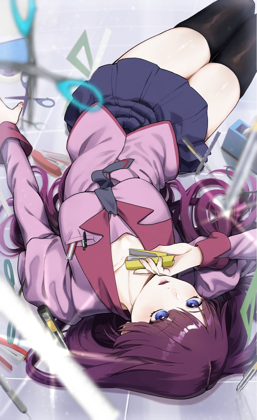 senjougahara hitagi (monogatari and 1 more) drawn by fuku_dan