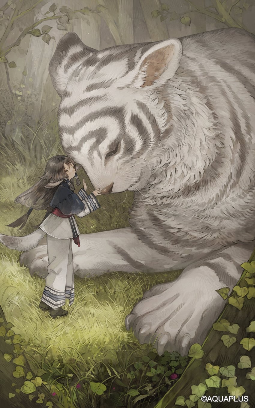aruruu and mukkuru (utawarerumono and 1 more) drawn by nekosuke_(oxo)