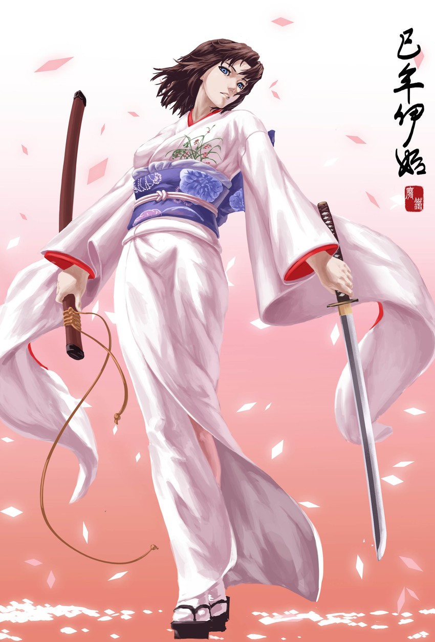 ryougi shiki and void shiki (kara no kyoukai) drawn by scrap_iron