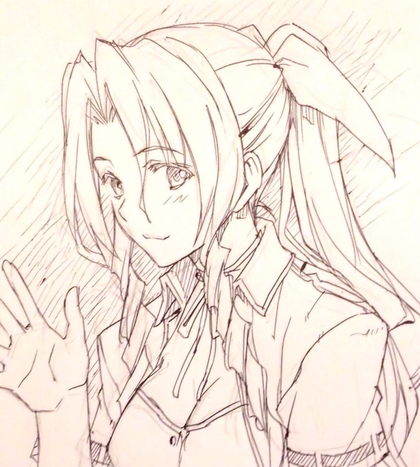 aerith gainsborough (final fantasy and 2 more) drawn by decoponmagi