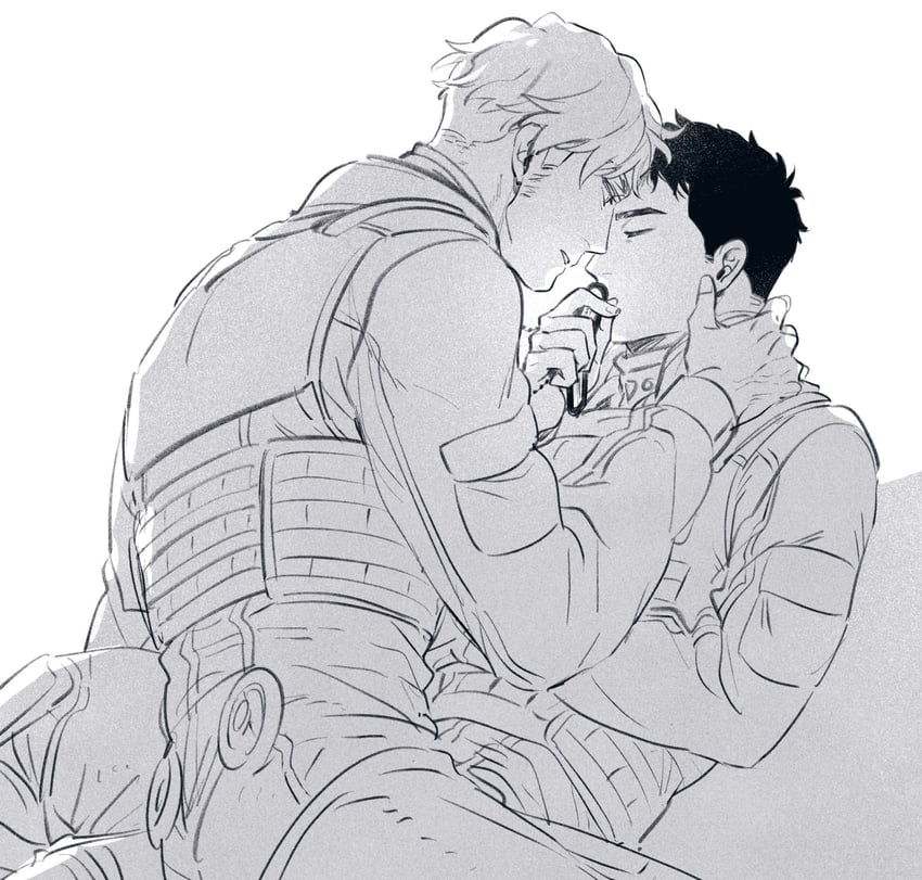 ao isami and lewis smith (yuuki bakuhatsu bang bravern) drawn by aki_(supekutooru)