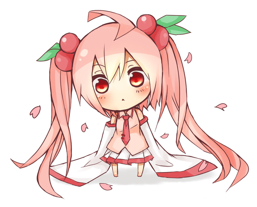 hatsune miku and sakura miku (vocaloid) drawn by tosura-ayato