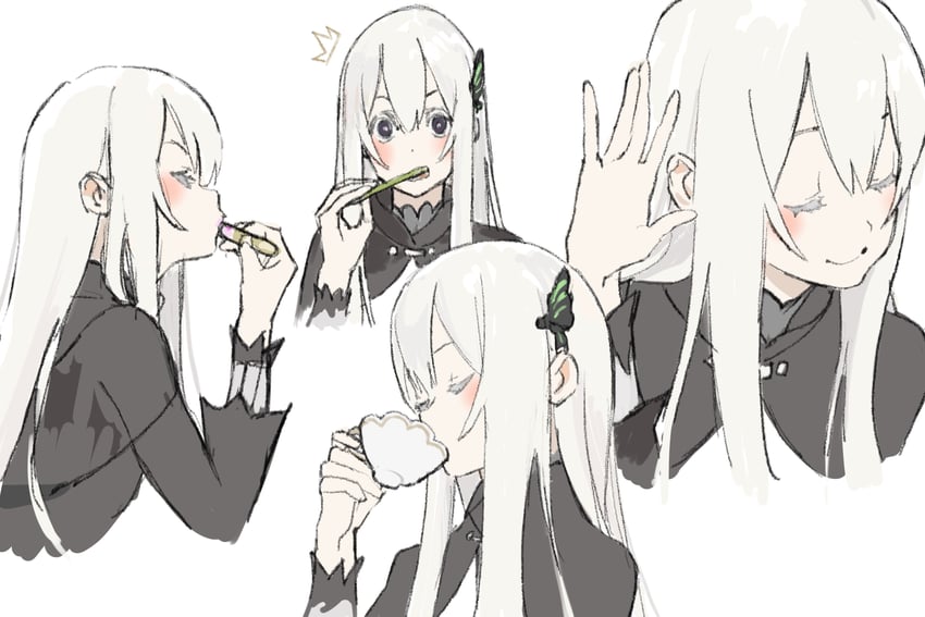 echidna (re:zero kara hajimeru isekai seikatsu) drawn by kakeami