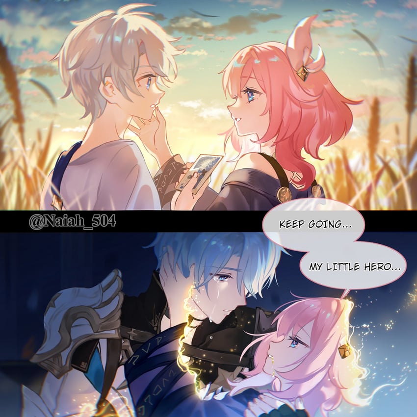 phainon and cyrene (honkai and 1 more) drawn by naiah_504