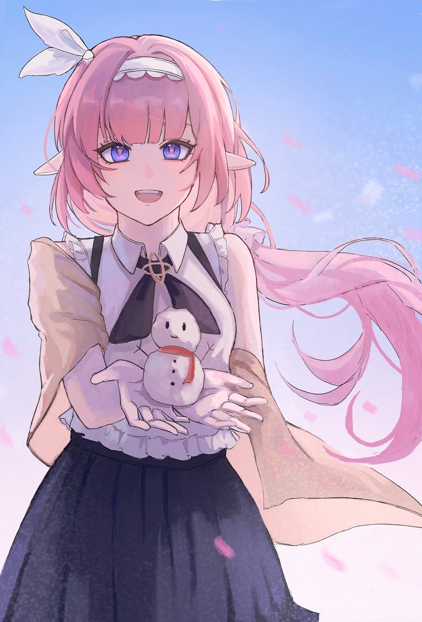 elysia (honkai and 1 more) drawn by c_onamomi_er