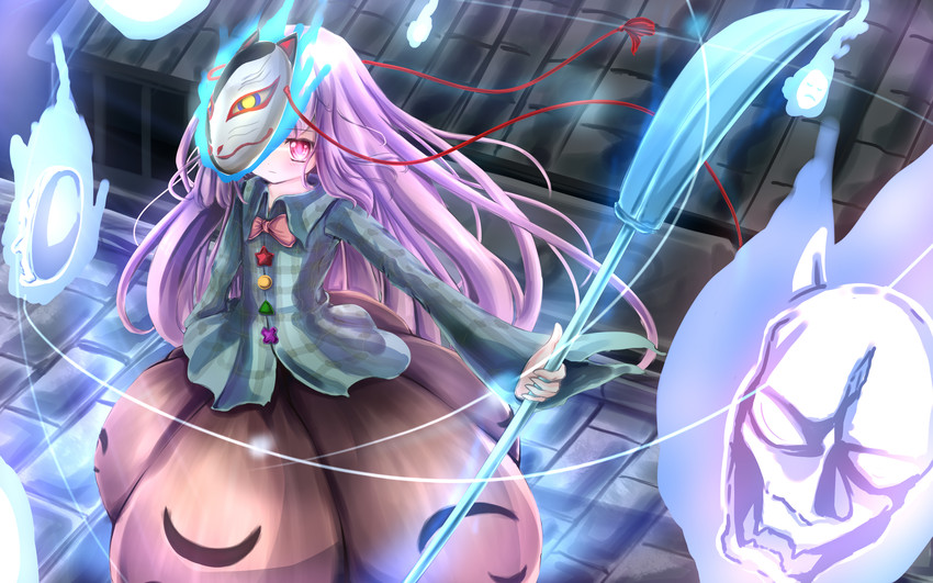 hata no kokoro (touhou) drawn by nano_(mianhua_maoqiu)