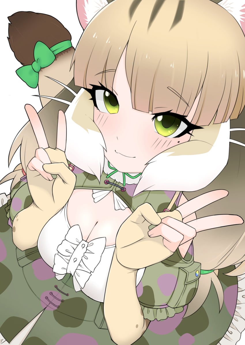 jungle cat (kemono friends and 1 more) drawn by illu_(illu_stratos)
