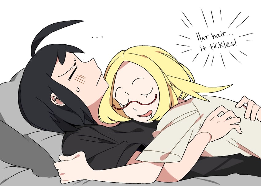 bianca and cheren (pokemon and 1 more) drawn by vousser