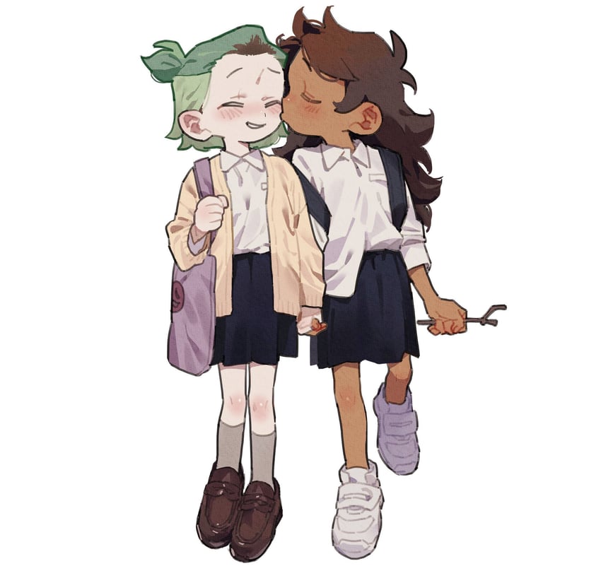 luz noceda and amity blight (the owl house) drawn by dayama