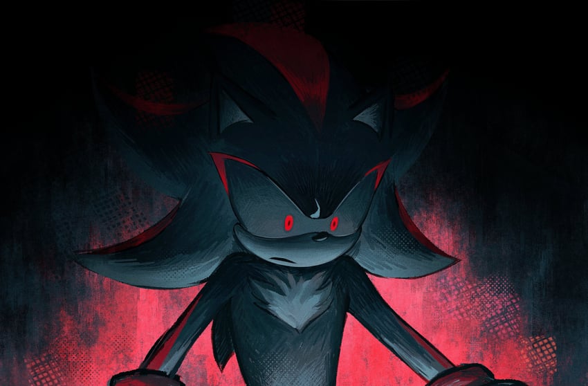 shadow the hedgehog (sonic and 2 more) drawn by sa1k_a