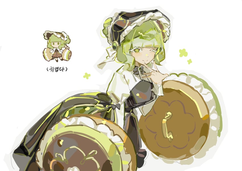 green tea mousse cookie (cookie run and 1 more) drawn by f4d1a6