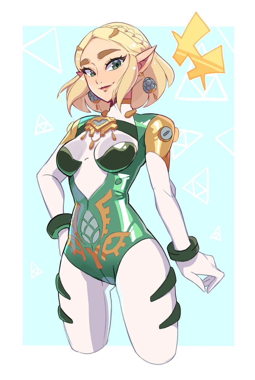 princess zelda (the legend of zelda and 2 more) drawn by pimozzarella