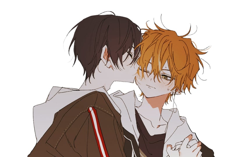 shinonome akito and aoyagi touya (project sekai) drawn by goguma_wagamja