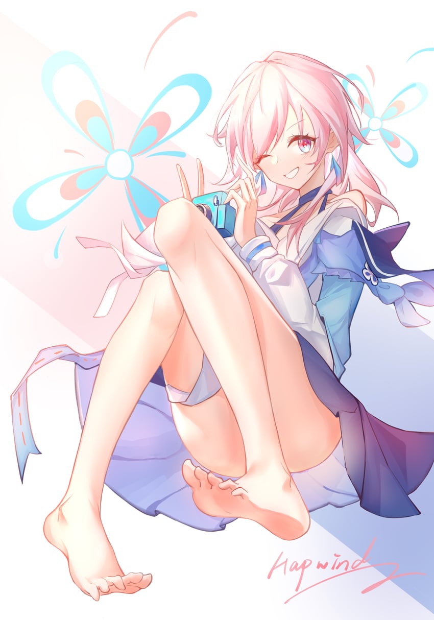 march 7th (honkai and 1 more) drawn by hapwind