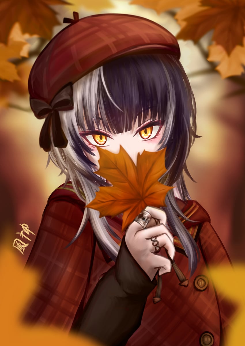 shiori novella (hololive and 1 more) drawn by fuugami