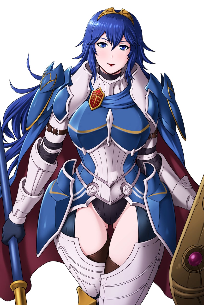 lucina (fire emblem and 2 more) drawn by rakusai_(saisai_garou)
