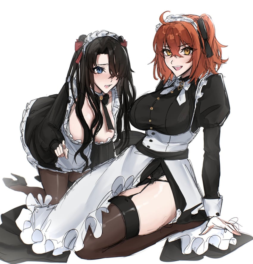 fujimaru ritsuka (fate and 1 more) drawn by 13addendum