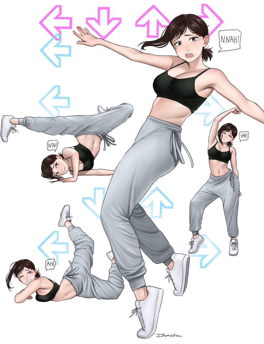 higashiyama kobeni (chainsaw man and 2 more) drawn by dismaiden