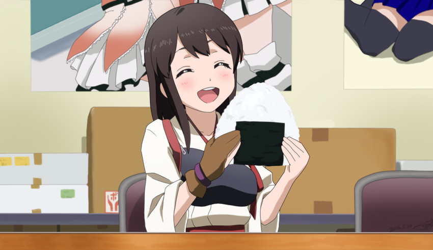 kaga, akagi, koizumi hanayo, naka, and jintsuu (kantai collection and 2 more) drawn by seijou