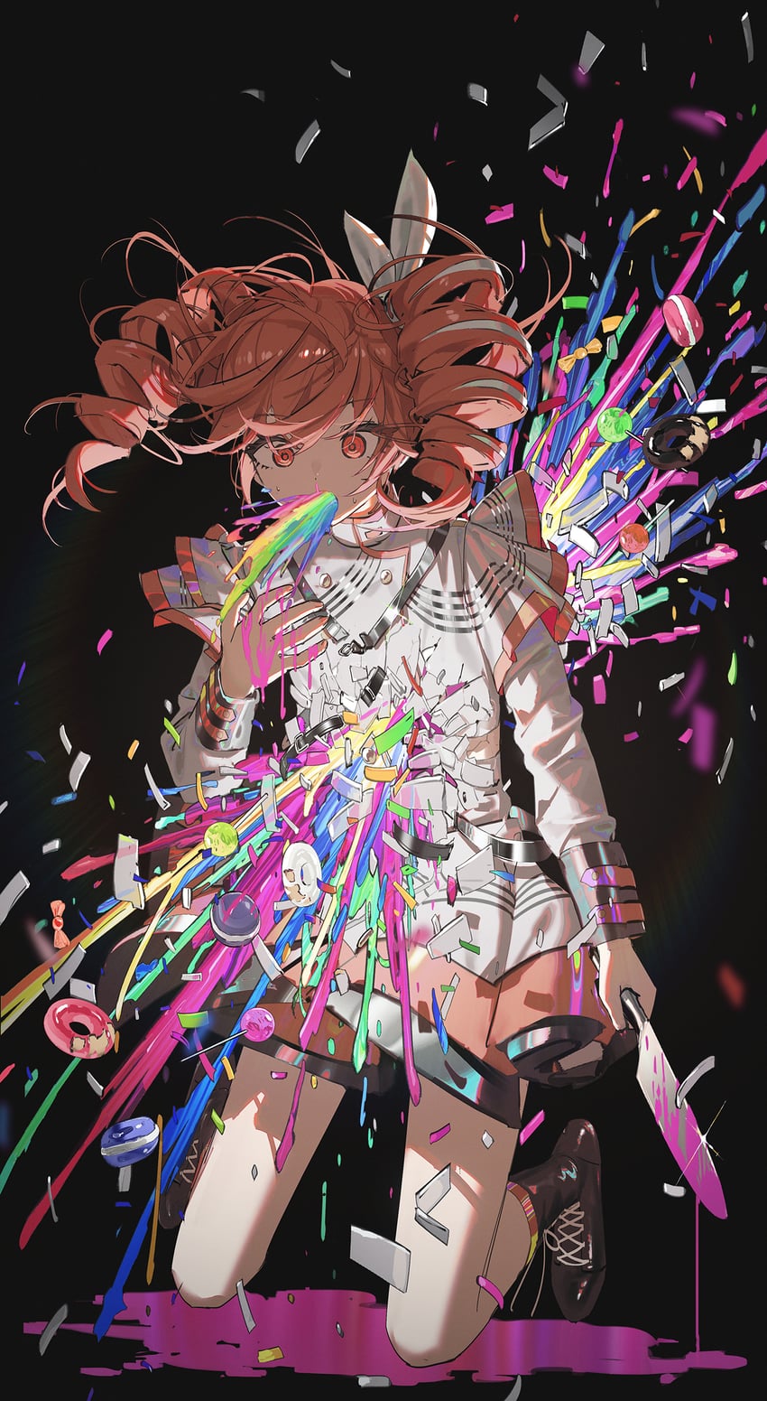 kasane teto (utau and 1 more) drawn by kieed