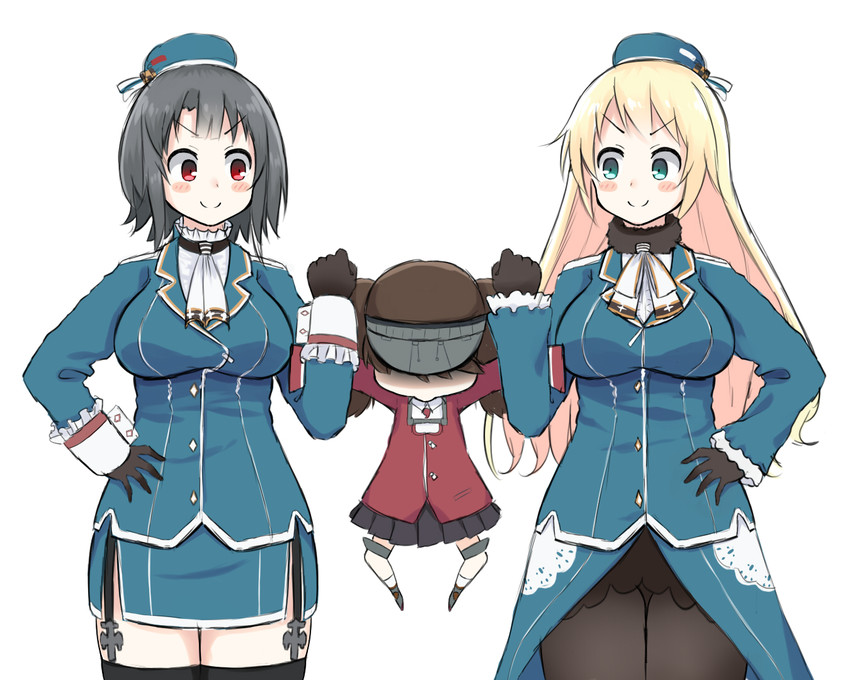 ryuujou, atago, and takao (kantai collection) drawn by kurono_nekomaru