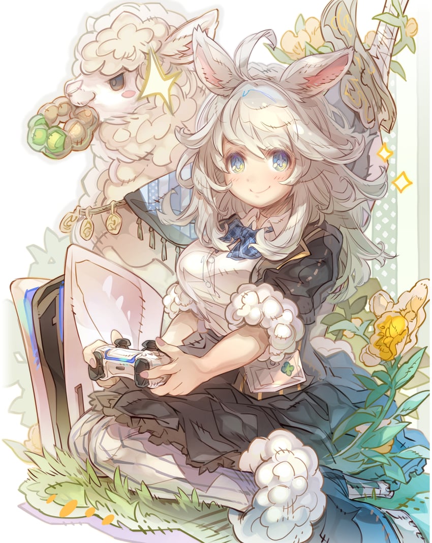 arusu paco (arusu paco & fultsuki ailu) drawn by haku_(sabosoda)