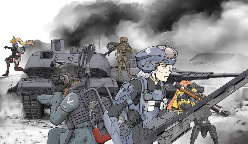 idoll sun, product 08, product 12, idoll flower, and soldier ow (goddess of victory: nikke) drawn by ogirin3948