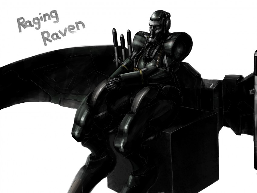 raging raven (metal gear and 2 more) drawn by misawa_kei