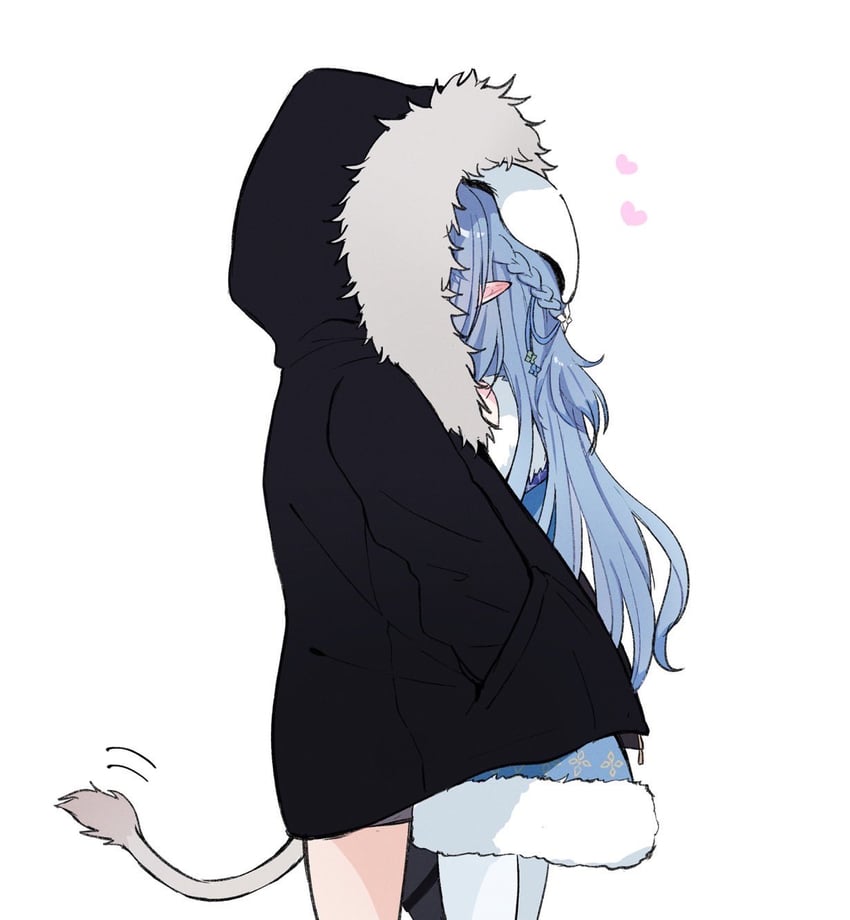 yukihana lamy and shishiro botan (hololive) drawn by sui_(camellia)