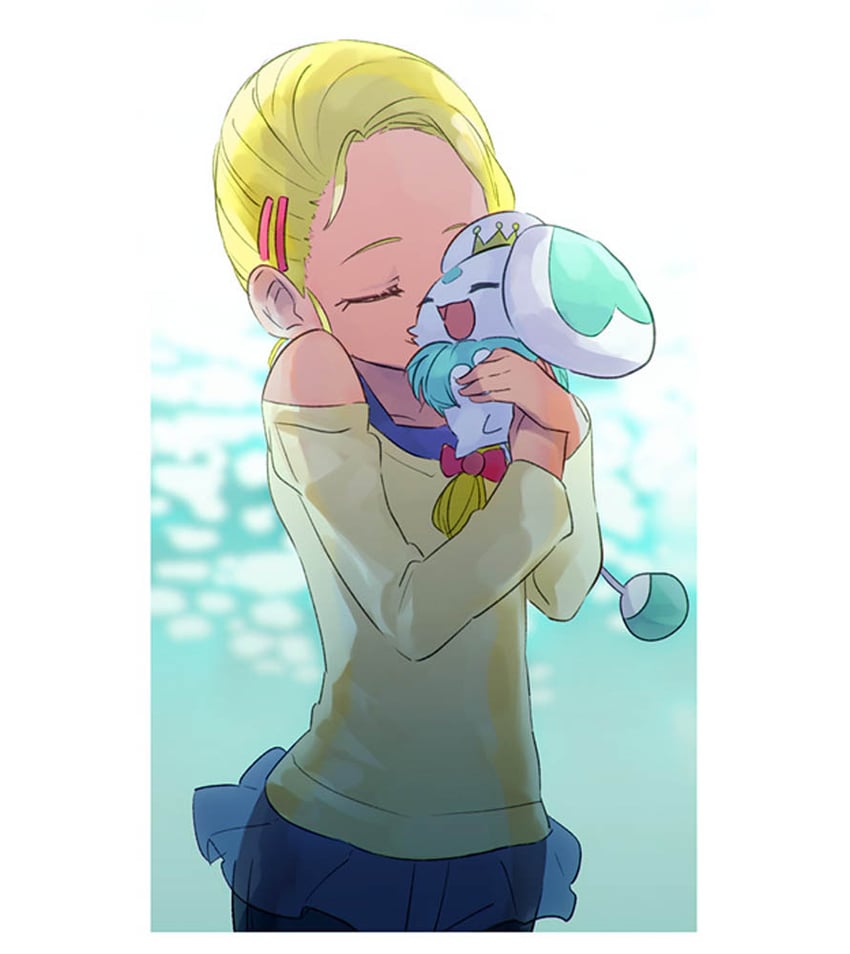 kujou hikari and porun (precure and 2 more) drawn by buntatta