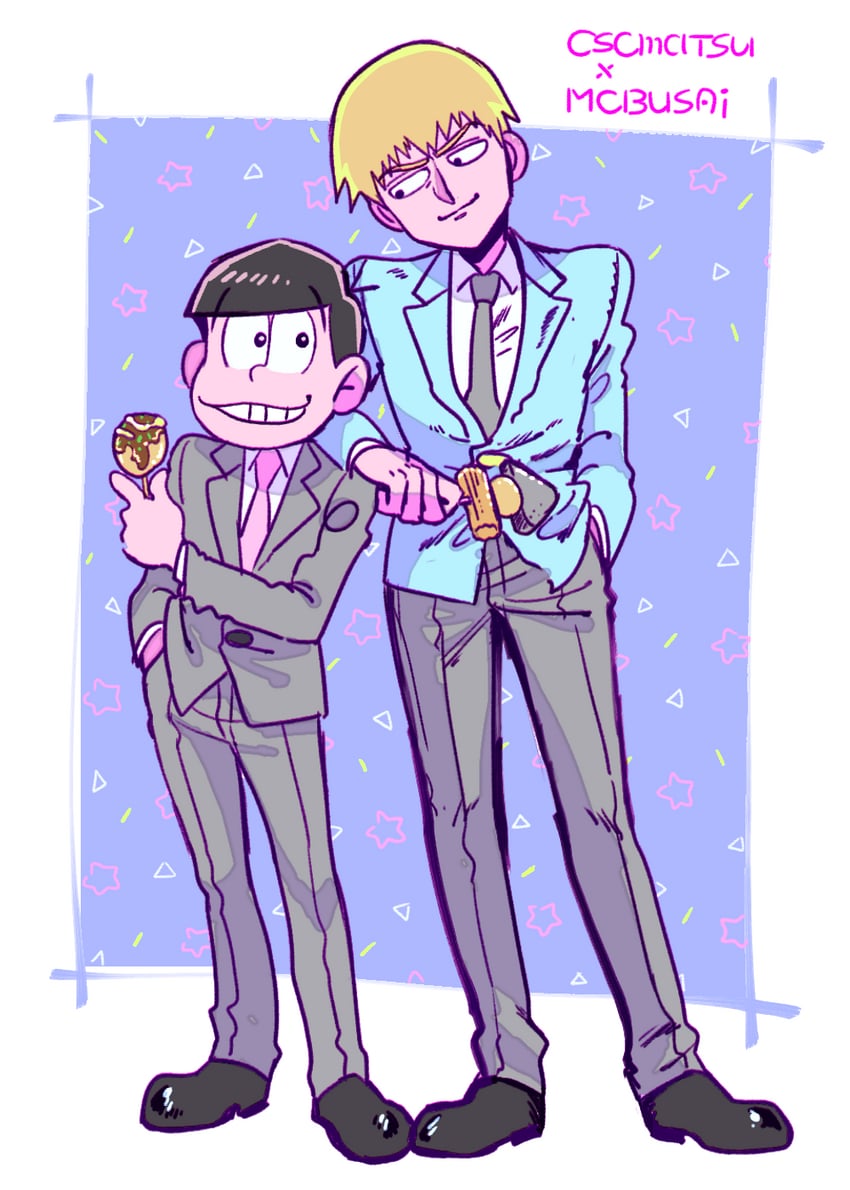 matsuno osomatsu, reigen arataka, and sakurai takahiro (osomatsu and 2 more) drawn by korozikoro