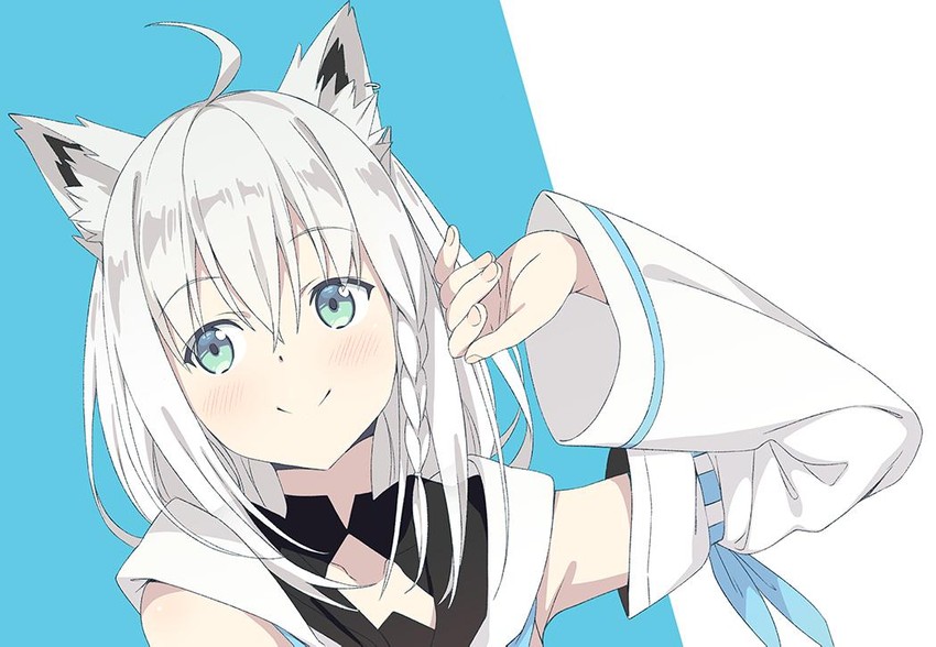 shirakami fubuki (hololive) drawn by kanzaki_hiro