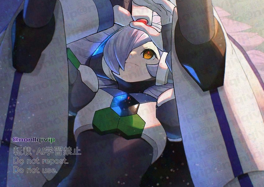 axl, lumine, and white axl (mega man and 2 more) drawn by yamanashi_taiki