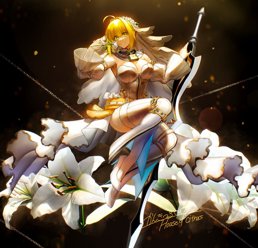 nero claudius (fate and 1 more) drawn by kankitsurui_(house_of_citrus)