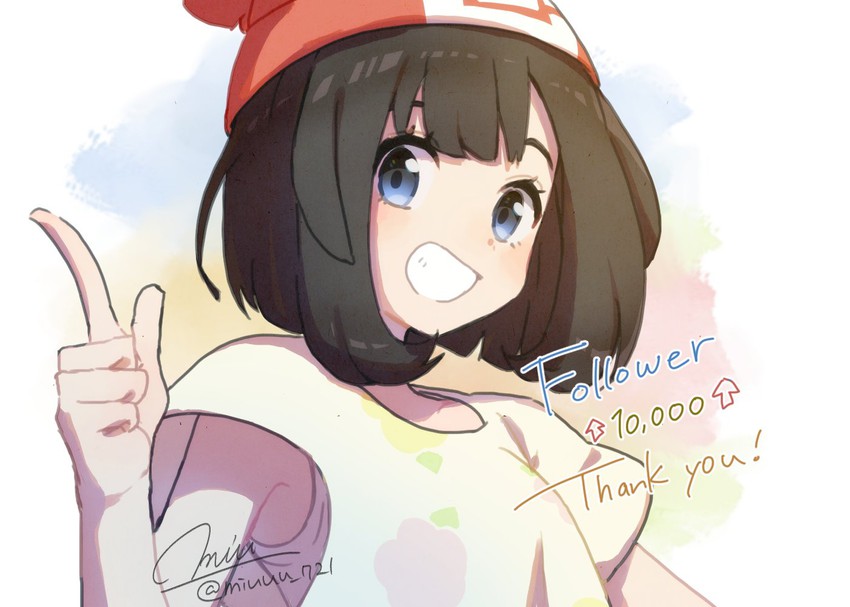 selene (pokemon and 1 more) drawn by miu_(miuuu_721)