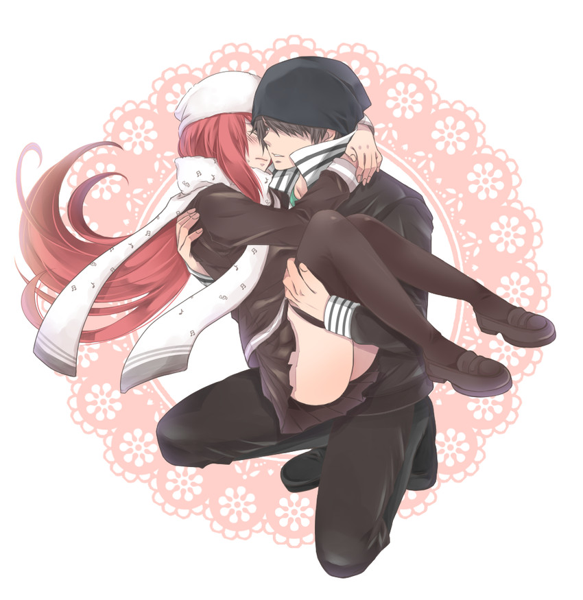 ban airi and torii jungo (devil survivor and 1 more) drawn by ankake_(amayuno)
