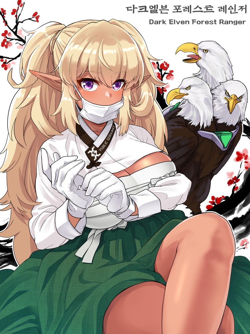dark elven forest ranger (last origin) drawn by yong-gok