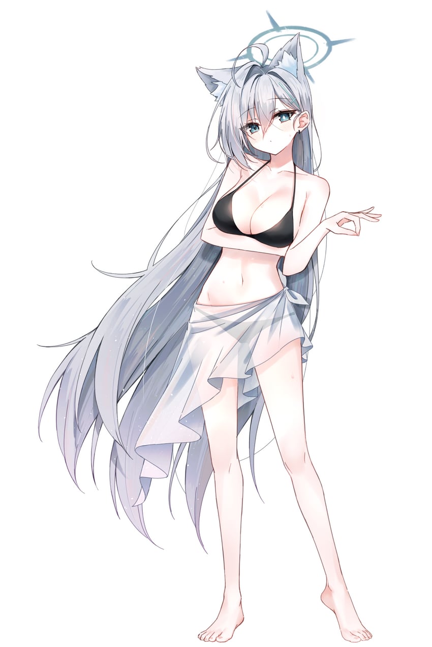 shiroko and shiroko terror (blue archive) drawn by beliatan