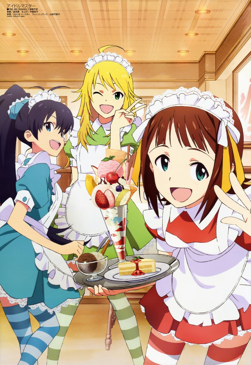 hoshii miki, amami haruka, and ganaha hibiki (idolmaster and 1 more) drawn by takata_akira