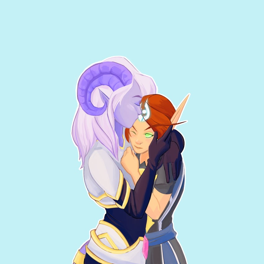 paladin, yrel, and lady liadrin (warcraft and 1 more) drawn by hannahdrawsart