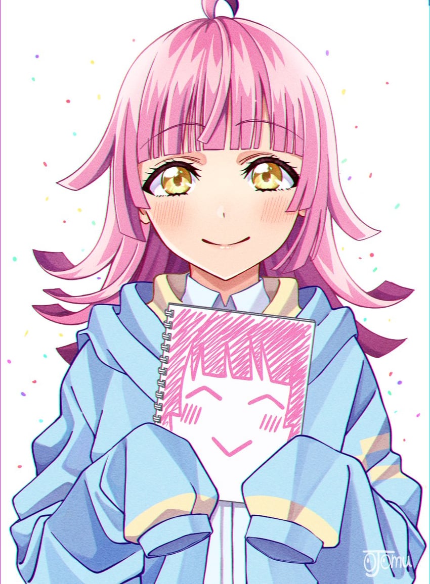 tennoji rina (love live! and 1 more) drawn by ojyomu