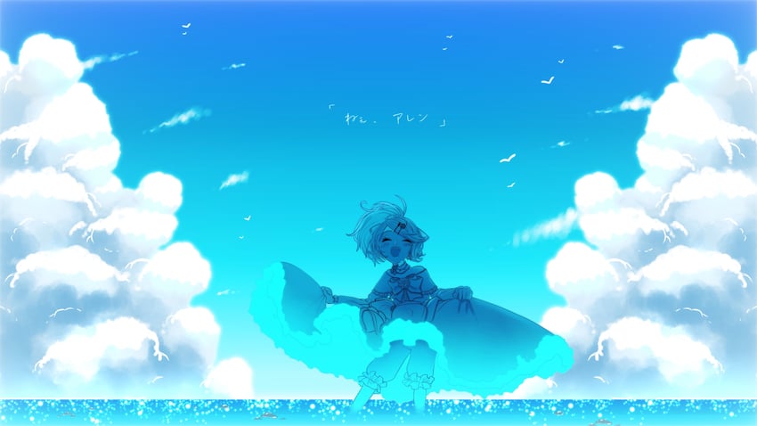 kagamine rin and riliane lucifen d'autriche (vocaloid and 2 more) drawn by erifura