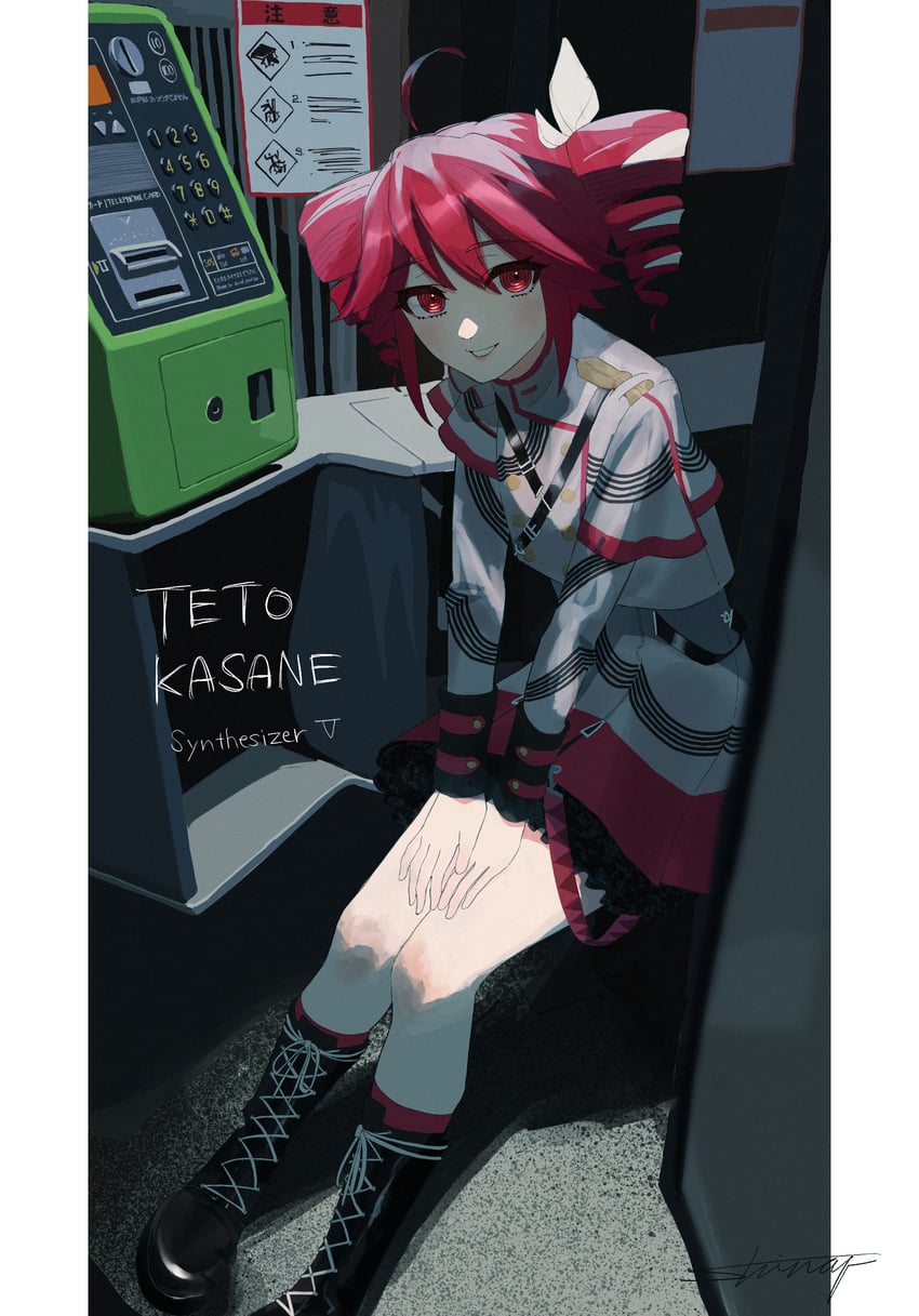kasane teto (utau and 1 more) drawn by shinaq