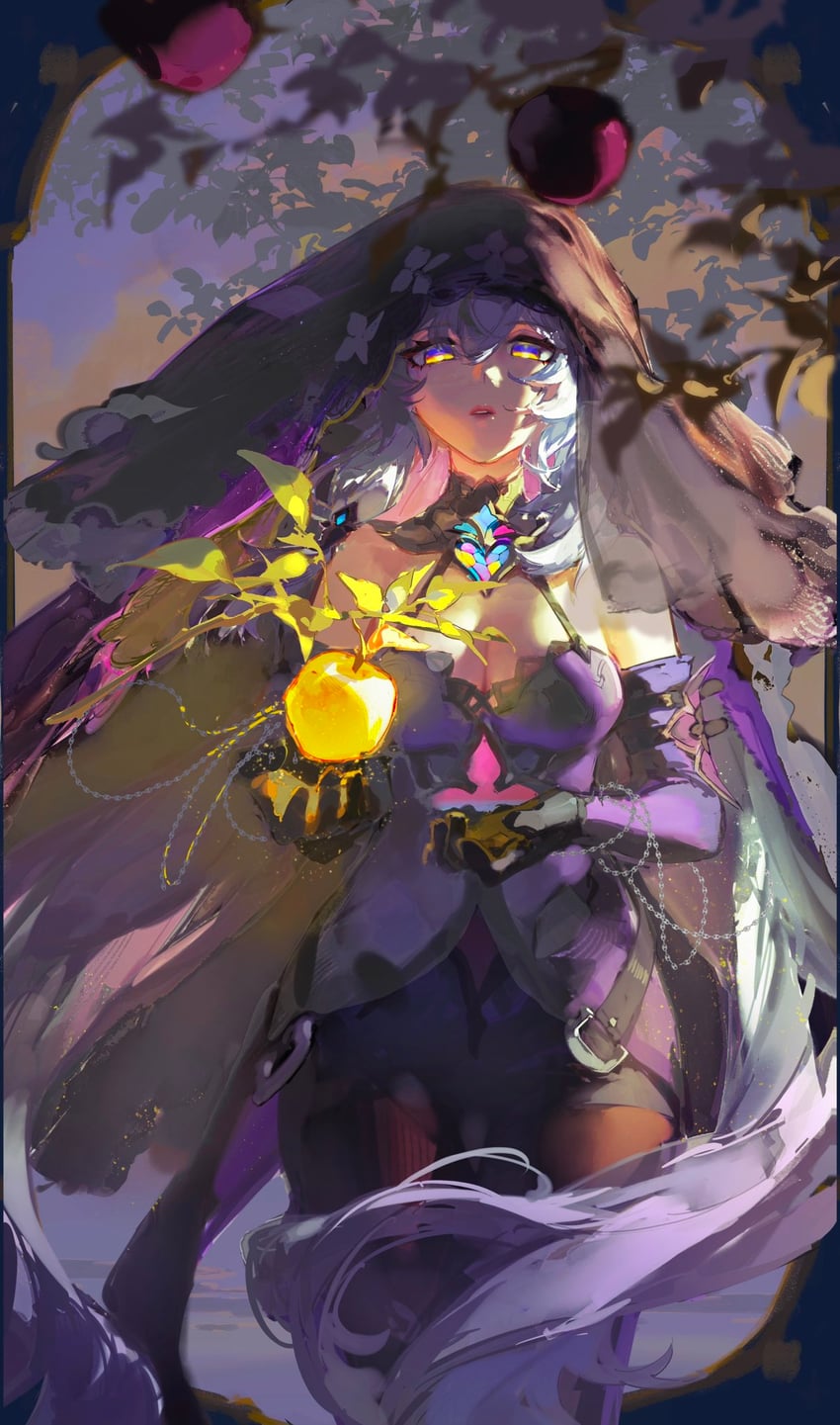black swan (honkai and 1 more) drawn by rafaelaaa