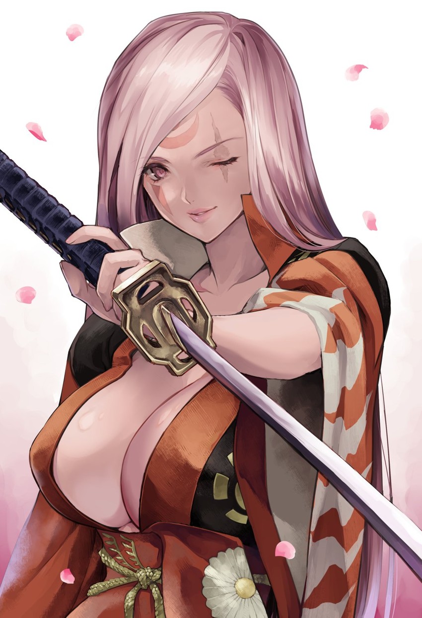 baiken (guilty gear and 1 more) drawn by jako_(toyprn)