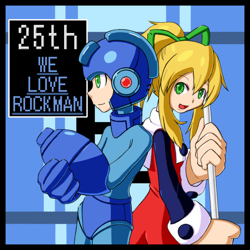 roll and mega man (mega man) drawn by kumo_(kumo8159)