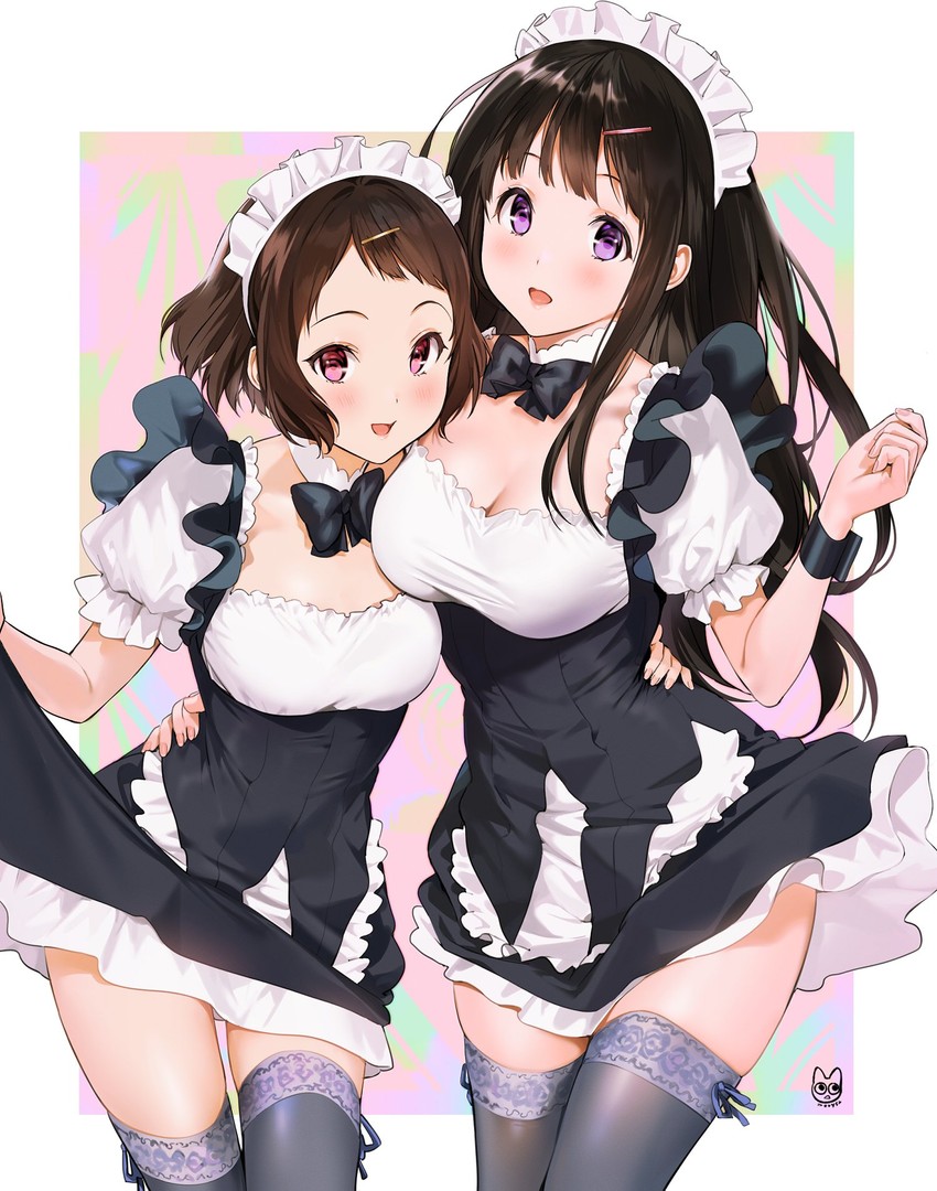 chitanda eru and ibara mayaka (hyouka) drawn by mery_(yangmalgage)